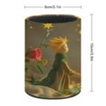 thumbnail image 2 of The Little Prince And Rose on Planet in Night Pen Holder for Desk, Pencil Organizer Office Decor, Makeup Brush Holder PU Leather Multi-Functional Organizer Cup for Office, Classroom, 2 of 6