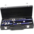 thumbnail image 3 of ZOUSSIQI Durable 16 Hole Flute Leather Case Protective Storage Box for Wind Instruments Shock Absorption Design Black Color Ideal for Musicians and Beginners CA919-44322, 3 of 9