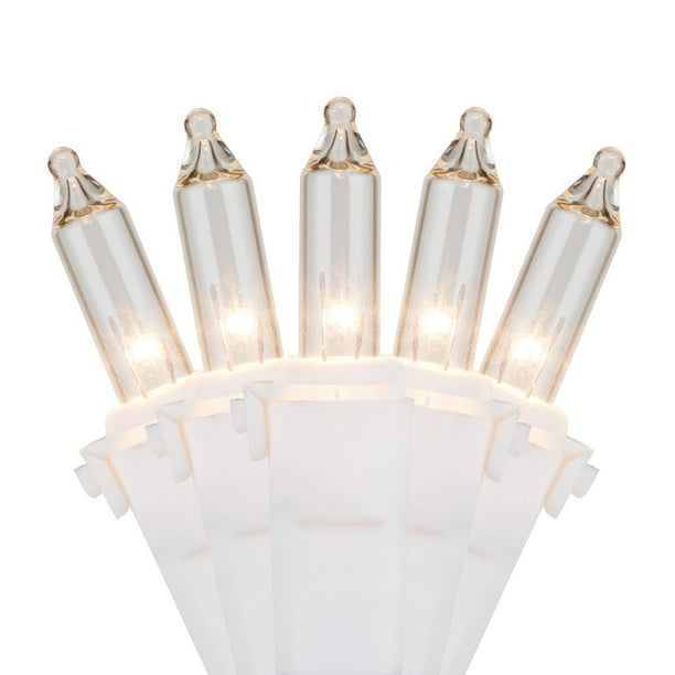 105BXICCL Christmas Icicle Light Set, CommercialGrade, Clear, 105Ct