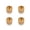 Assortment D, variant on BambooMN Laser Engraved Coasters - Home w/ State - Style 2 - Round - Illinois - 100 Pieces