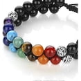 thumbnail image 4 of Pulsera de cuentas de chakras, pulsera de cristal curativa de los 7 chakras, pulsera de cuentas de piedra de yoga, pulsera de meditación, relajación y ansiedad., 4 of 5
