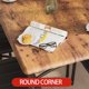 thumbnail image 5 of Historyli Juego de mesa de comedor de 5 piezas para 4 personas, mesa de cocina rectangular de madera con sillas tapizadas, estilo retro para apartamento o cena., 5 of 8