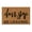 Brown, variant on Lssam Funny Doormat "Don't Stop Be Leaving" for Outdoor Front Door Entrance, Heavy-Duty PVC Back Non-Slip Rug, Waterproof Welcome Mat for Porch, Patio, Housewarming Gift, 23.6" x 15.7"