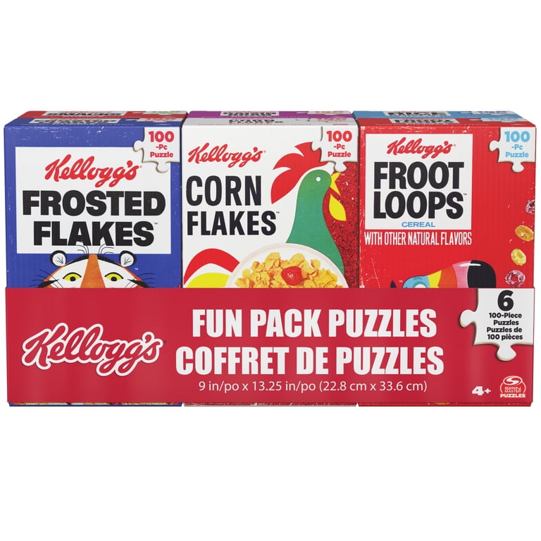 Spin Master Games, Cereal Puzzle Bundle, 6-pack, for Ages 4 and up