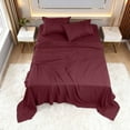 thumbnail image 2 of Hearth & Gear Stylish And Soft 4 Piece Bedding Set For Cozy Bedroom Made From Durable Polyester Fiber 180 Thread Count Sheets Your Sheets Size Patterned Sheets Linen Fitted Sheet Sheets for Size Bed, 2 of 4