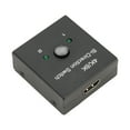 thumbnail image 1 of HD Multimedia Interface Bi Direction Switch, 8K HD Multimedia Interface Switch Metal Supports 8K 60Hz 40Gbps Data Transfer  For Monitors For TVs, 1 of 8