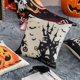 thumbnail image 4 of Juego de 4 fundas de almohada CHAO diseño de castillo de calabaza 18 x 18 pulgadas, 4 of 5