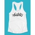thumbnail image 3 of Austria Cursive  Tank Women -Image by Shutterstock, Female x-Large, 3 of 4