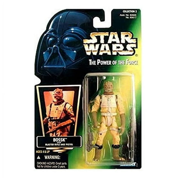 Figura de acción de Star Wars Power of the Force Green Card Bosck