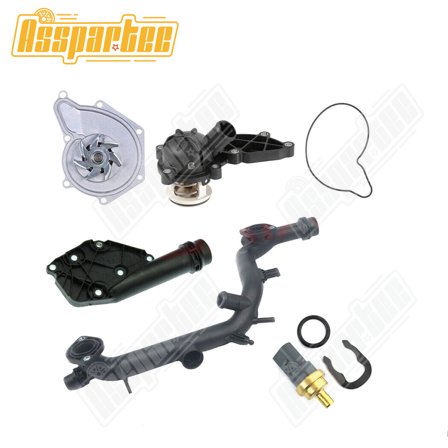 Cooling System Kit 06E121018B 06E121168B For Audi A4 Quattro A5 Q5 V6 3.2L V6