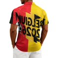 thumbnail image 5 of 2026 Soccer Cup Jersey for Men, Polo Collar Short Sleeve National Flag & Ball Graphic Top - Breathable Fan Shirt for Match Day & Casual Wear Black L, 5 of 5