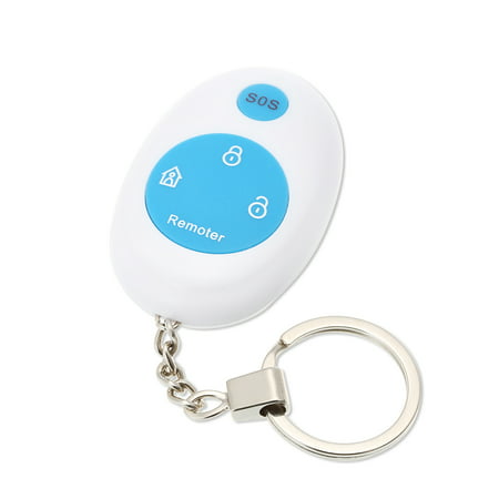 433MHz Wireless Remote Controller with Keychain with Arm/Disarm/Home Arm/SOS 4 Buttons 1527 Chip for SONOFF Smart Home Automation Security Alarm