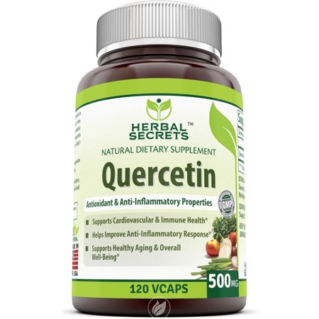 Amazing Nutrition Herbal Secrets Quercetin 500 Mg 120 Capvegi, Pack of 2