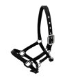 thumbnail image 3 of tredstone Collier de Tête de Poney Rembourré Grande Résilience Équipement de Protection Fournitures pour Chevaux Solidité Coussin de Selle de Course Noir G, 3 of 9