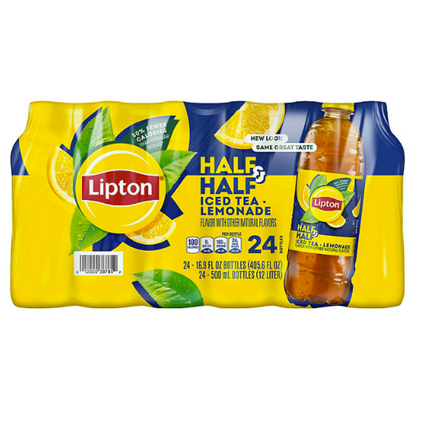 Lipton Half & Half Iced Tea & Lemonade (16.9 oz., 24 pk.)