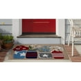 thumbnail image 2 of Trans-Ocean Imports FTP34441714 30 x 48 in. Liora Manne Frontporch Flowers Indoor & Outdoor Hand Tufted Rectangle Rug - Americana, 2 of 4