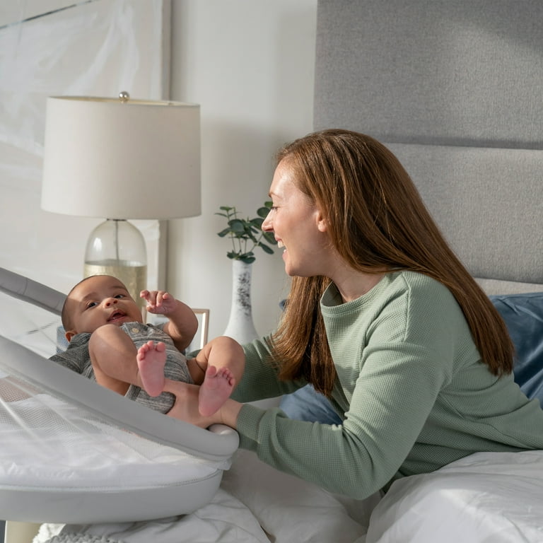 Halo Bassinest Swivel Sleeper 3.0 2 in 1 System Flat Bassinet Portable Nest Infant Solid Grey Walmart