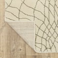 thumbnail image 5 of HomeRoots 6' X 9' Ivory And Grey Geometric Power Loom Stain Resistant Area Rug, 5 of 9