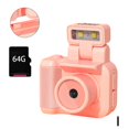 thumbnail image 4 of BQLQBQLQ Noir avec Base de Batterie 32g Carte Rétro Appareil Photo Numérique Étudiant Fête Petit Mini Haute Définition Voyage Entrée Niveau Peut Charger Téléphone Mobile, 4 of 8