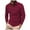 Red, variant on Men's Daily Polo Shirt Solid Color Long Sleeved T Shirt Breathable Casual Polos Undershirt