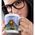 thumbnail image 2 of 3drose, Funny Cheerful Groundhog Can Come Out After 2020 Pandemic, 11oz Mug, 2 of 6