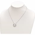 thumbnail image 4 of Sterling Silver Rhodium-Plated Cz Fancy With 2In Ext Necklace Made In China -Jewelry By Sweet Pea, 4 of 7
