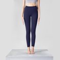 thumbnail image 1 of Pantalones de yoga Lijado desnudo Deportes De una sola pieza Cintura alta europea y americana Levantamiento de cadera Melocotón Apretado Pantalones de fitness de secado rápido para mujeres, 1 of 5
