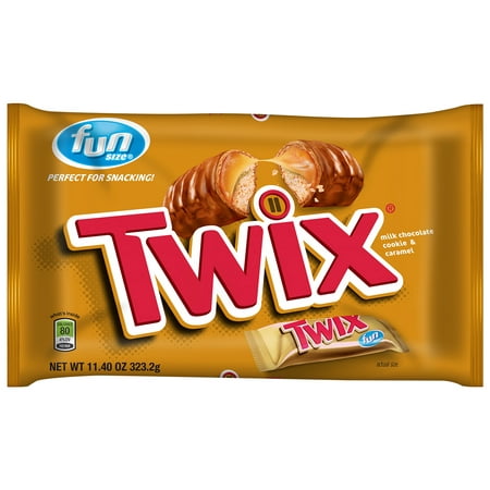 Twix Cookie & Caramel Milk Chocolate Candy Bars, 11.4