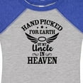 thumbnail image 4 of Inktastic Handpicked for Earth by My Uncle in Heaven with Angel Wings Boys or Girls Baby Bodysuit, 4 of 5