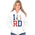 thumbnail image 4 of Béisbol Republica Dominicana Ball Zip Up Hoodie Men's Women's Brisco Brands S, 4 of 5