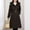 Black Coats for Winter, variant on Women's Quilted Hooded Thick Jacket Loose Solid Color Long Sleeve Trendy Coat Belted Winter Warm Casual Coat Yellow XXXL