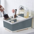 thumbnail image 6 of Bathroom Caddy Organizer for Swabs Pads and Makeup Brushes Storage with Dividers 20x14.5x10cm, 6 of 6
