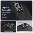 thumbnail image 5 of ELEHOLD for iPhone 14 Pro Max 2022 Fit Case, Military-Grade Dual Layer Raised Frame Screen & Camera Lens Protective Armor Hybrid PC+TPU Anti-Drop Shockproof Slim Rugged Case,Black, 5 of 8