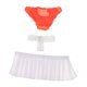 thumbnail image 3 of Disfraz de muñeca para niñas de 12 pulgadas, elegante y a la moda. conjunto naranja, 3 of 8