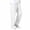 White, variant on Kids Lightweight Loose Straight Pants, Boys Drawstring Waist Breathable Casual School Trousers for Outdoor Sports Purple Girls Slim Bottom Pants 5-6Y