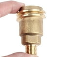 QCC1 Nut Propane Gas Fitting Hose Adapter 1/4Inch Male Pipe Thread