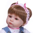 thumbnail image 4 of Reborn Newborn Dolls baby Girl Doll 22 Pulgadas Vinilo de Suave Silicona para Niños Cumpleaños de Navidad Favores de MagiDeal Reborn Newborn Dolls, 4 of 7