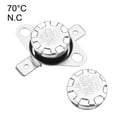 thumbnail image 4 of Temperature Control Switch Thermostat 70°C 10A N.O 6.3mm Pin 10 Pack,Bakelite Material, 4 of 4