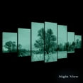 thumbnail image 2 of Startonight Large Canvas Wall Art Landscape - The Tree Frozen in the Snow - Huge Framed Modern Set of 7 Panels 40 x 95 Inches, 2 of 5