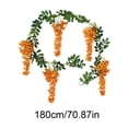 thumbnail image 3 of Artificial Forsythia Vine Fake Wisteria Garland - Plastic Flower Vine 70.8 inch for Wedding Arch Door Window Railings Home Decor Party Garden Decoration, 3 of 6
