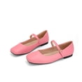 thumbnail image 2 of Domuza Womens Mary Jane Shoes Slip on Dressy Flats Shoes for Women New Soft Non-Slip Shoes for Work Office Casual Pink 7（EU-38）, 2 of 7