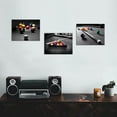 thumbnail image 3 of Black and White Billiards Wall Art Pool Table Room Decor Picture Canvas Prints Framed Artwork Game Room Pool Room Boys Sports Room Wall Decor 12"x16"x3 Pieces, 3 of 6