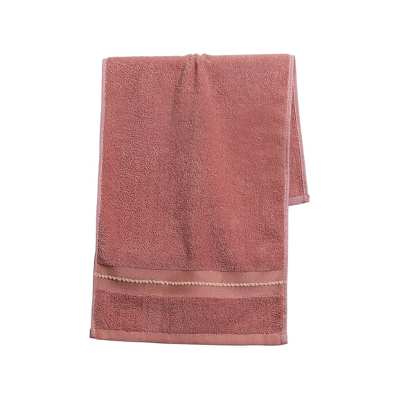 Hvmvliv Hand Towels For Bathroom Embroidery Cotton Towel Soft & Absorbent Fabric, Durable & Long-Lasting, Multiple Color Options, Easy to Clean & Maintain, Ideal for Daily Facial Use Red