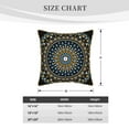 thumbnail image 4 of Kll Dot Mandala Decorative Throw Pillow Covers Velvet Soft For Couch Sofa Bedroom Living Room Outdoor -16"X16", 4 of 8