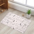 thumbnail image 1 of Estera de cocina, impresión de notas musicales, almohadilla antideslizante, alfombrilla de baño, características líderes de clase, 1 of 7