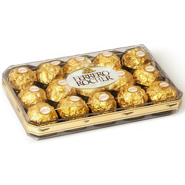 Boîte-cadeau de Ferrero Rocher au chocolat au lait et noisettes fins