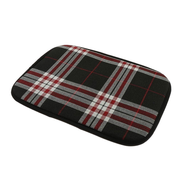 Cojín antideslizante de espuma viscoelástica con rayas de algodón para oficina, cocina y comedor, duradero. 25x35cm