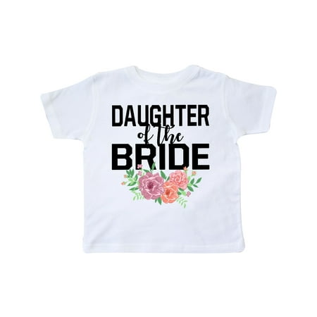 

Inktastic Daughter of The Bride with Flower Illustration Gift Toddler Toddler Girl T-Shirt