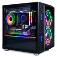thumbnail image 5 of 3Pcs Computer Case Fan 600-1200RPM 120mm 4 Pin Blue LED Silent Cooling Fan 15 LED 12V with Rubber Pads 12 Screws, 5 of 5