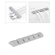 thumbnail image 5 of Clips para cables, organizador de cables USB, soportes para cables de escritorio y coche. Gris, 5 of 9
